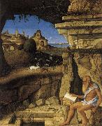 The Holy Hieronymus laser Giovanni Bellini
